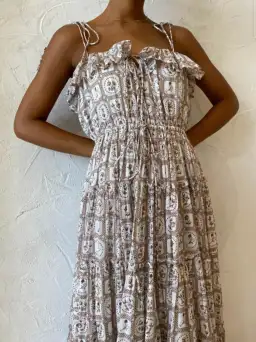 Palm Noosa With Love From Dress Print Size 6 for rent on The Volte - image 3