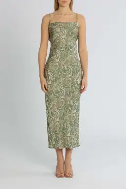 Bec and Bridge Alanis Maxi Dress Green Size 6 for rent on The Volte - image 2