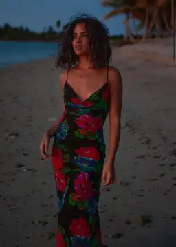 Rat & Boa Casablanca Dress Floral Size 8