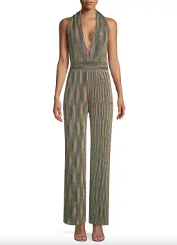 Missoni Halterneck Lurex® Jumpsuit Multi Size 8