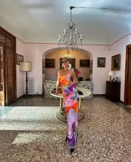 With Harper Lu Riviera Slip Dress Multi Size S/Au 8 for rent on The Volte - image 3