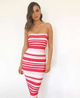 Kookai- Bay Stripe Dress for rent on The Volte - image 1