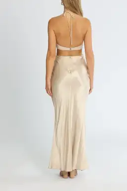 Bec and Bridge Kara Maxi Dress in Sand Size 14 for rent on The Volte - image 5