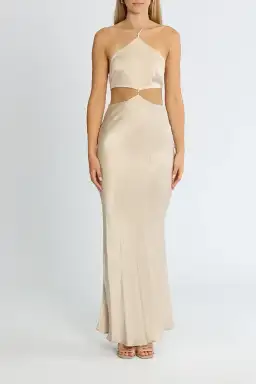 Bec and Bridge Kara Maxi Dress in Sand Size 14 for rent on The Volte - image 3