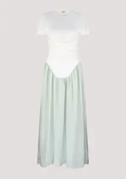 Atoir Christy Dress White/Shale Green Size 8 for rent on The Volte - image 3