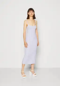 Bec & Bridge Zoey Midi Dress Lilac Size 6 for rent on The Volte - image 1