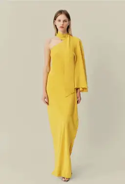 Ginger & Smart Perpetual Silk Gown Sunflower Size 8 for rent on The Volte - image 1