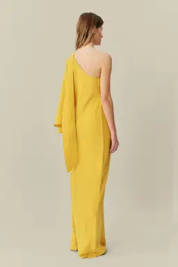 Ginger & Smart Perpetual Silk Gown Sunflower Size 8 for rent on The Volte - image 3