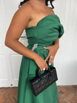 Rachel Gilbert Archer Gown Green Size 3 / AU12 for rent on The Volte - image 2