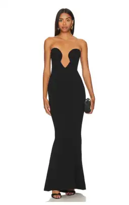 Nookie Minx Maxi Dress Black Size 10 for rent on The Volte - image 1