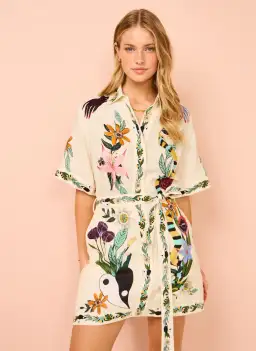 Alemais Meagan Mini Dress Print Size 10 for rent on The Volte - image 1