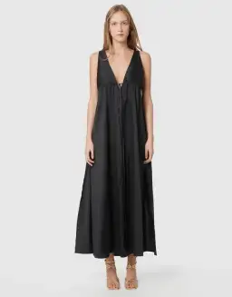Manning Cartell Fantasy Island Maxi Dress Black Size 8