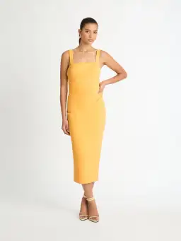 Sheike Dallas Dress Yellow Size 8