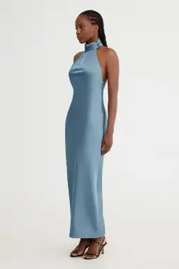 Significant Other Darcy Backless Dress in Petrol Size 10 for rent on The Volte - image 2