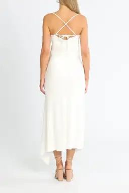 Camilla and Marc Acacia Square Neck Dress in Ivory Size 6 for rent on The Volte - image 3