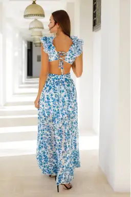 Anne Louise Boutique Skye Maxi Dress Floral Size 14 (Small Fit) for rent on The Volte - image 3