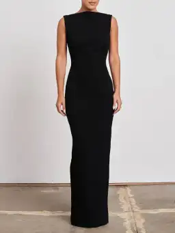 Effie Kats Verona Gown Black Size AU 8 for rent on The Volte - image 4