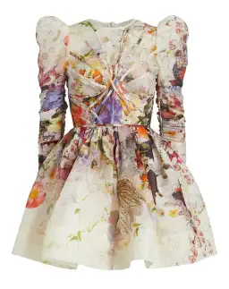 Zimmermann Prima Panelled Mini Dress Floral Size 0 / AU 6 or 8 for rent on The Volte - image 6