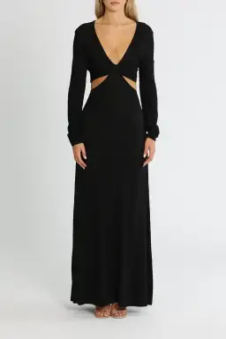 Camilla and Marc Alvar Knit Dress in Black Size 6 for rent on The Volte - image 1