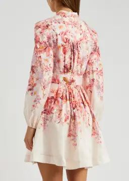 Zimmermann Devi Linen Mini Dress Floral Size 2 / AU 12 for rent on The Volte - image 3