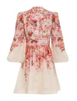 Zimmermann Devi Linen Mini Dress Floral Size 2 / AU 12 for rent on The Volte - image 5