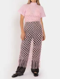 Wynn Hamlyn Saturday Dress Baby Pink Size 6 for rent on The Volte - image 1