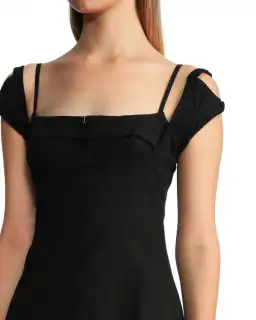 Jacquemus La Robe Kibo Dress Black Size 10 for rent on The Volte - image 2