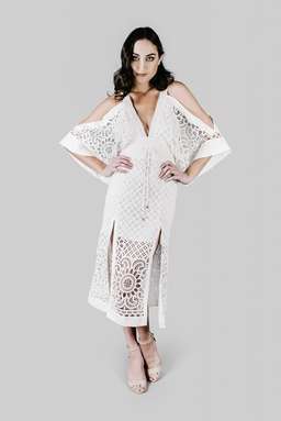 Alice Mccall Break My Love Dress White Size AU 8 for rent on The Volte - image 1