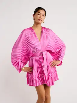 Acler Harrow Dress in Violet Pink Size 6 for rent on The Volte - image 2