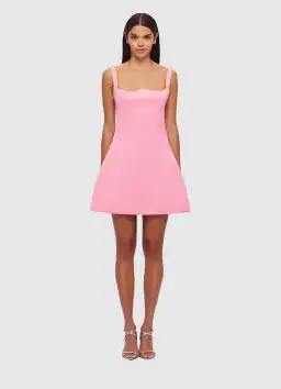 Leo Lin Jacinta Mini Dress in Bubblegum Size 10 for rent on The Volte - image 3