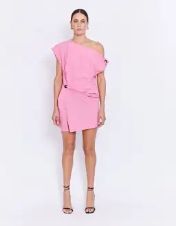 Pfeiffer Grenada Mini Twist Dress Pink Size S/Au 8  for rent on The Volte - image 1