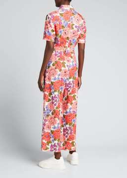 Zimmermann Poppy Belted Safari Jumpsuit size 8