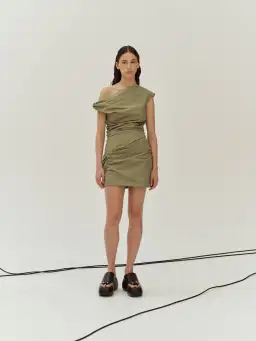 Paris Georgia Remmy Mini Dress Clay Size XS /Au 8