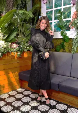 Mackenzie Mode Branching Out Midi Dress Black Size 12 for rent on The Volte - image 1