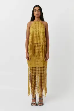 Camilla and Marc Freya Lace Skirt Citron Yellow Size 8  for rent on The Volte - image 1