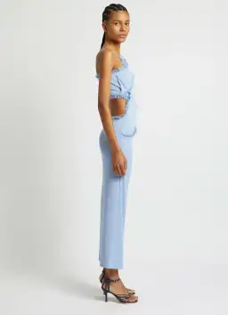 Christopher Esber Carina Interlinked Dress Blue Size 6 for rent on The Volte - image 4