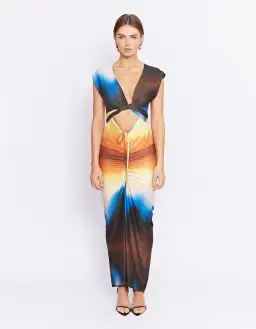 Pfeiffer Lexington Midi Dress Earth Size M / AU 10 for rent on The Volte - image 1