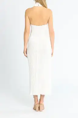 Lidee Soiree Halter Gown in White Size 12 for rent on The Volte - image 3