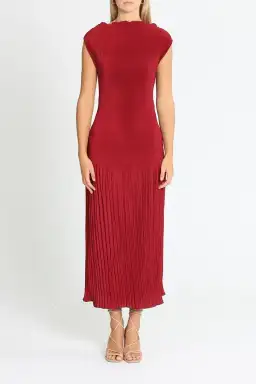 Lidee Soiree Moss Gown in Ruby Size 12 for rent on The Volte - image 4
