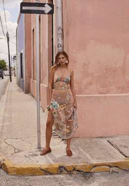 For Love And Lemons Cuba Embroidered Dress Size Small for rent on The Volte - image 3