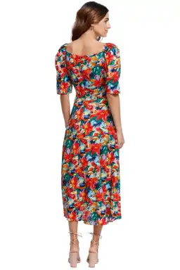 Elliatt Lexi Midi Dress Floral Size 12 for rent on The Volte - image 3