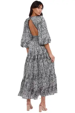 Elliatt Growth Midi Dress Print Size 12 for rent on The Volte - image 3