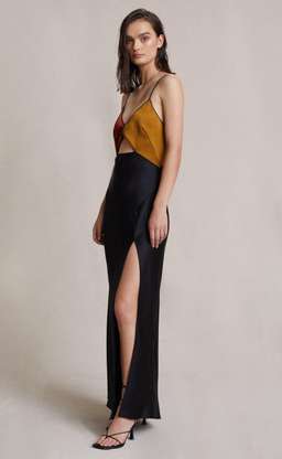 Bec & Bridge Lazar Midi Dress Black Size 6