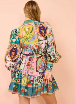 Alemais Evergreen Mini Dress Multi Size 12 for rent on The Volte - image 5