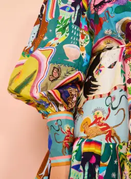 Alemais Evergreen Mini Dress Multi Size 12 for rent on The Volte - image 8