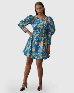 Alemais June Mini Dress Floral Size 12 for rent on The Volte - image 1