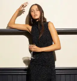 Arcina Ori Monica Dress Midnight Blue Size S / AU 8 for rent on The Volte - image 5