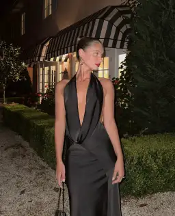 Rat & Boa Donyale Dress Black Size Small / AU 8 for rent on The Volte - image 2