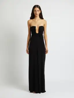 Christopher Esber Arched Palm Strapless Dress Size 6 for rent on The Volte - image 1