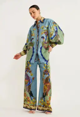 Alemais Gilly Shirt and Pants Set Print Size 10 for rent on The Volte - image 1